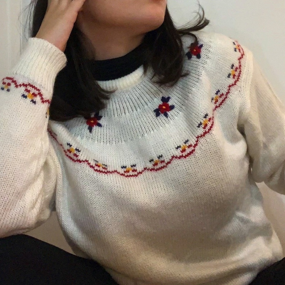 Vintage knitted sweater